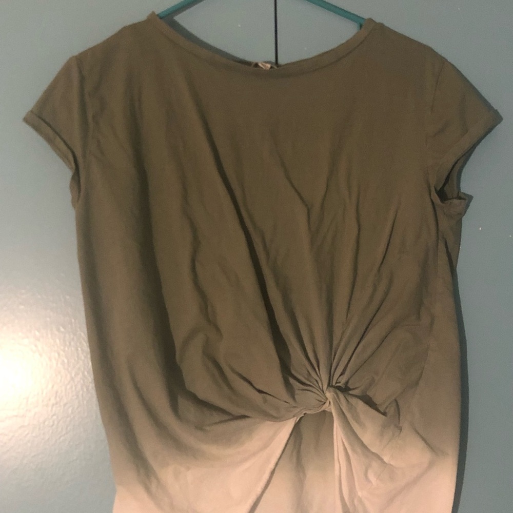 Green ombré shirt